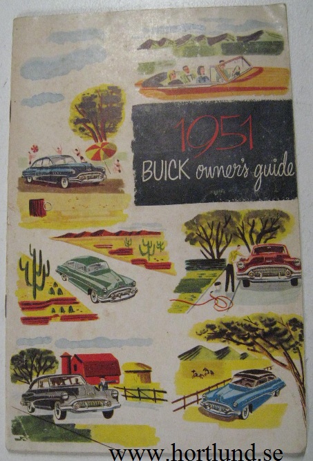 1951 Buick Owners Guide Manual instruktionsbok - 2