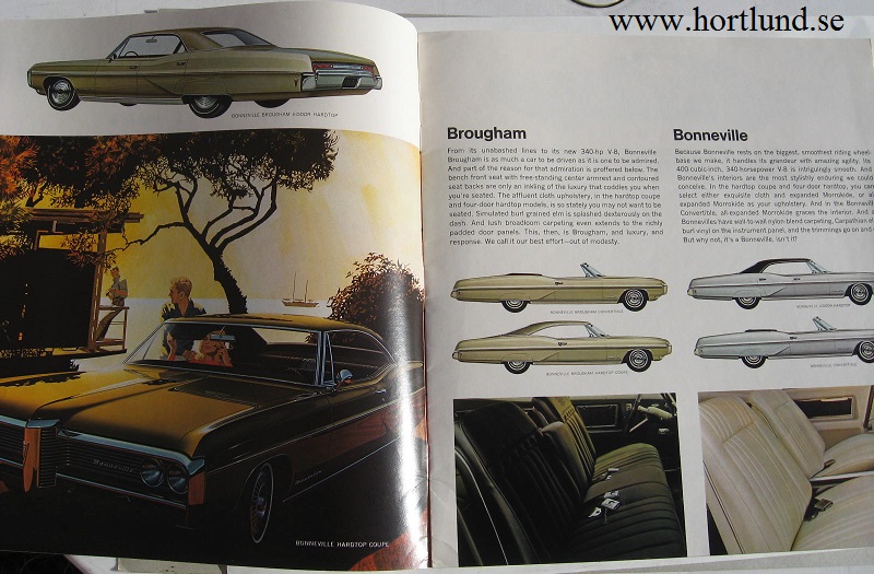 1968 Pontiac stor broschyr - 2