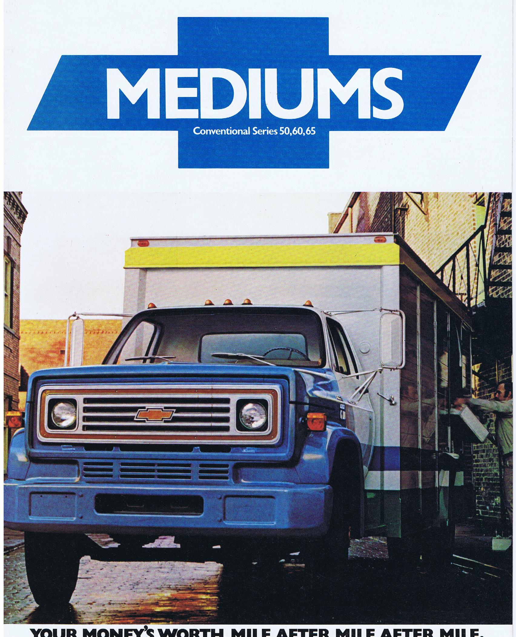 1975 Chevrolet Truck Mediums Broschyr