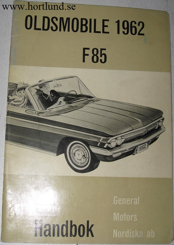1962 Oldsmobile F-85 Handbok svensk