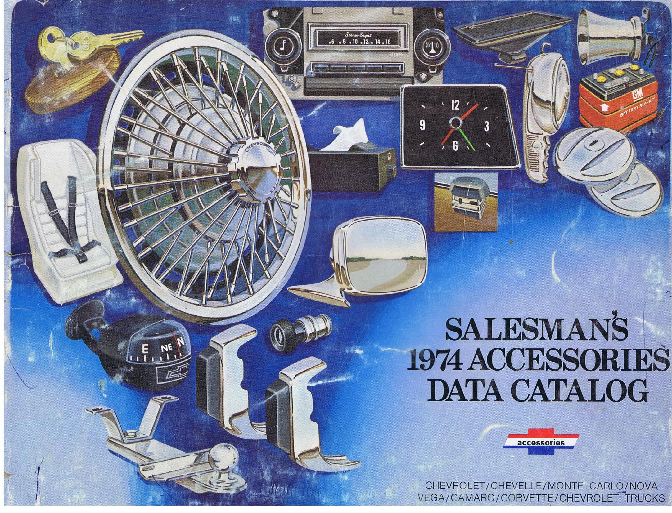 1974 Chevrolet Salesmans Accessories Data Catalog
