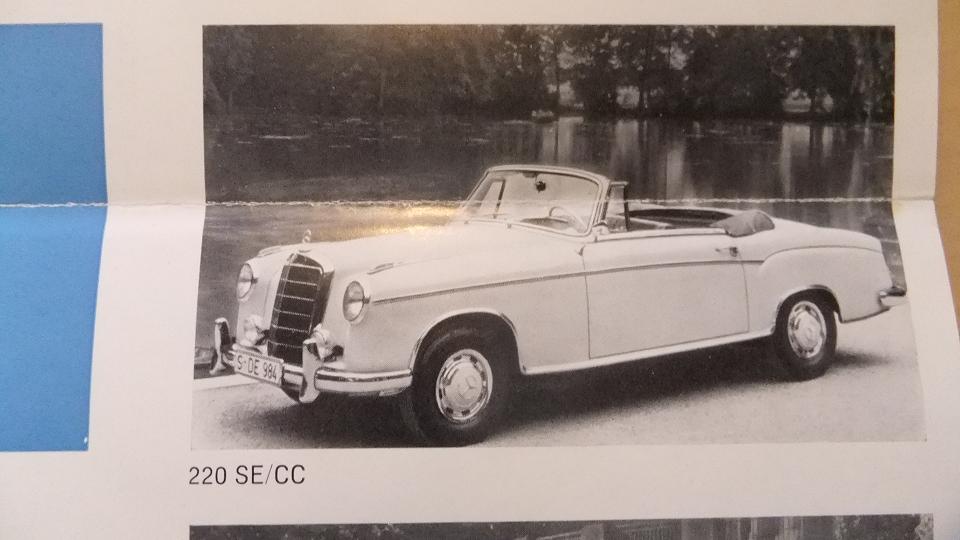 1960 Mercedes-Benz broschyr - 2