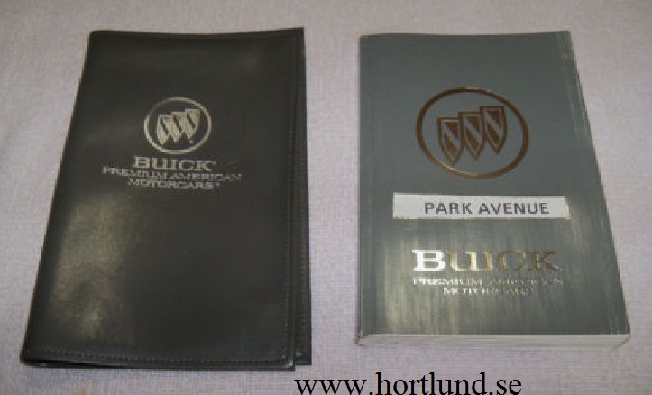 1992 Buick Park Avenue Owner's Manual