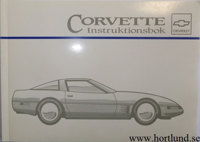 1995 Chevrolet Corvette Instruktionsbok svensk