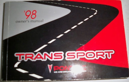 1998 Pontiac Trans Sport Owners Manual