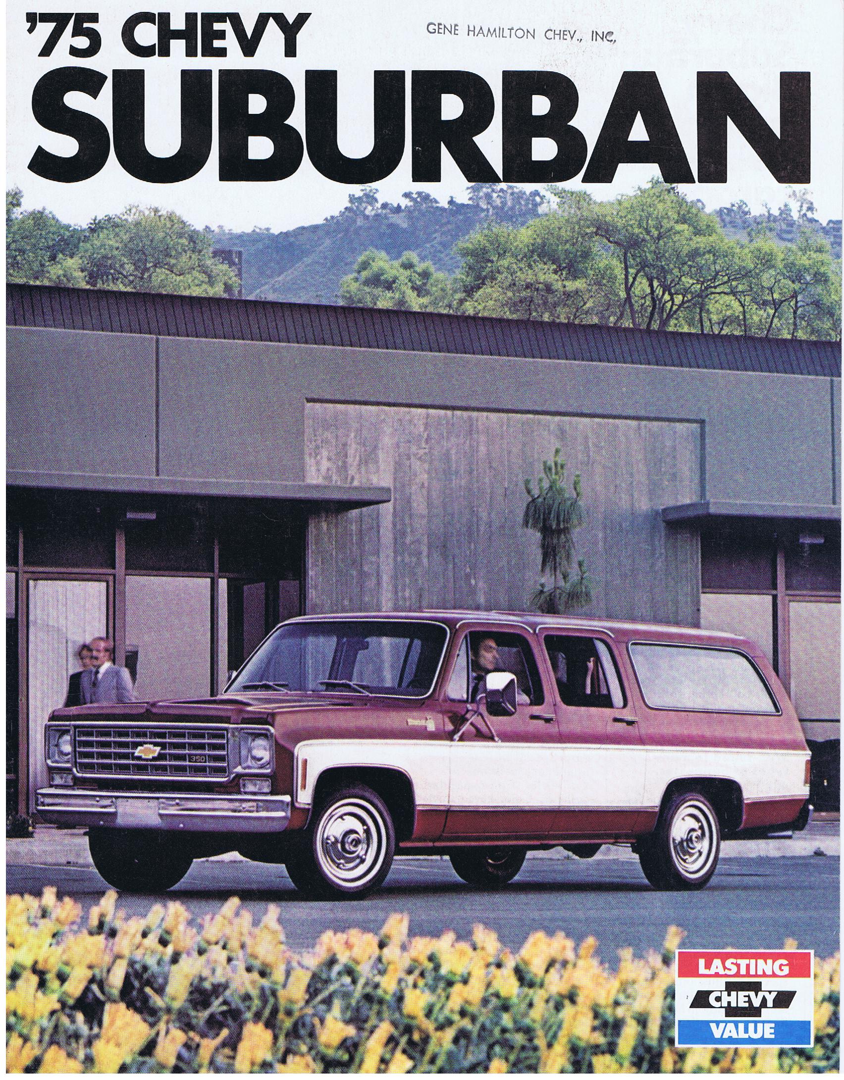 1975 Chevrolet Suburban Broschyr