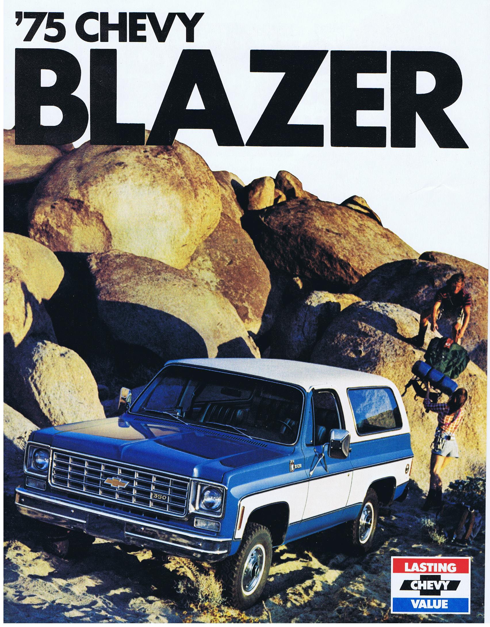 1975 Chevrolet Blazer Broschyr