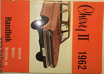 1962 Chevrolet Chevy II Handbok Svenska