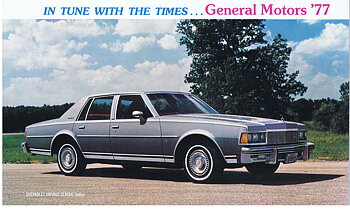 1977 GM Modeller Broschyr