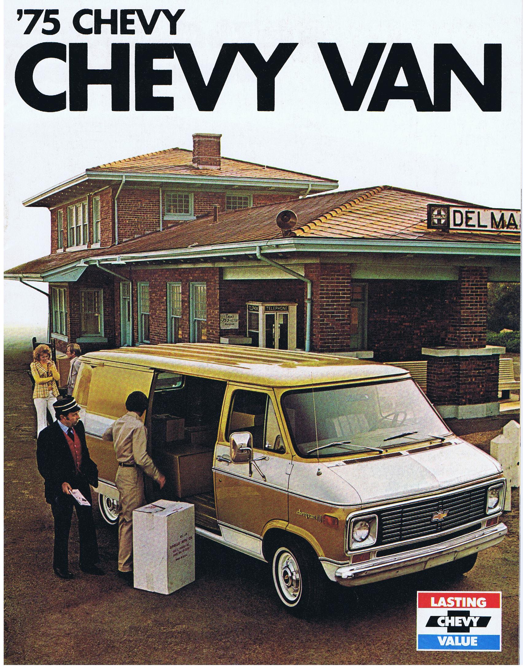 1975 Chevrolet Chevy Vans Broschyr