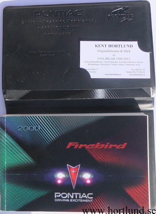 2000 Pontiac Firebird Owners Manual