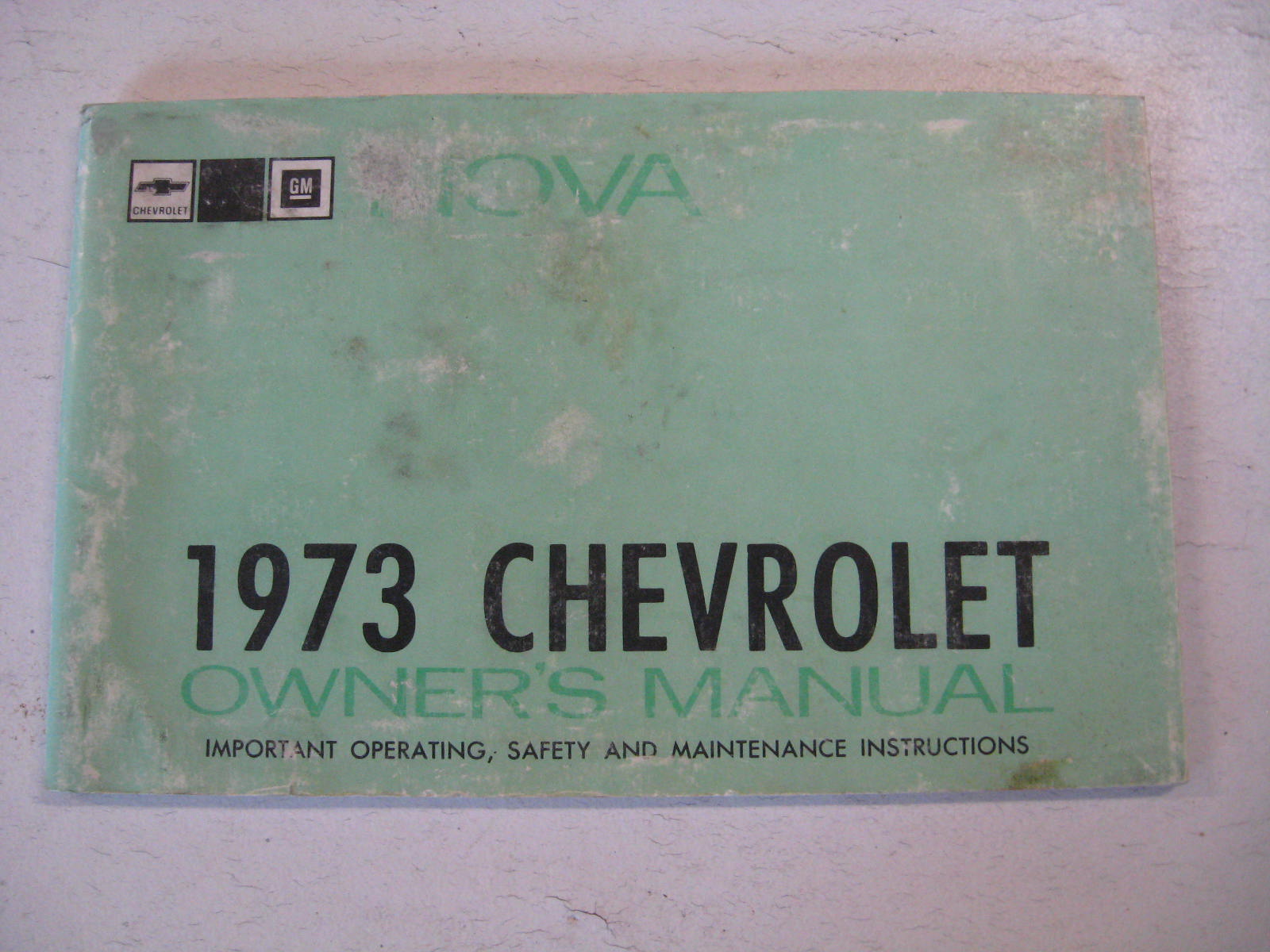 1973 Chevrolet Nova Owners Manual
