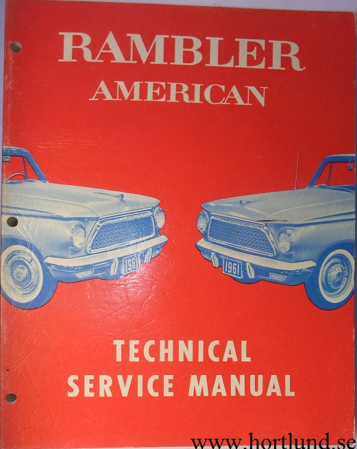 1961 Rambler American Technical Service Manual