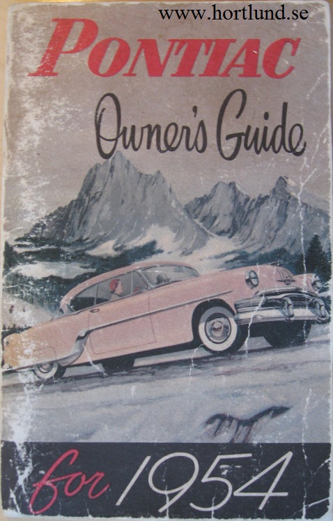 1954 Pontiac Owner's Manual