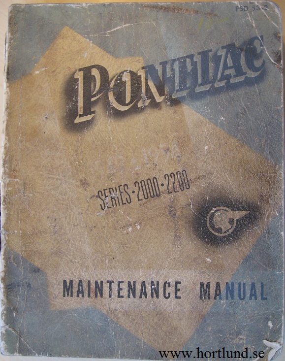1949 - 1954 Pontiac Pathfinder and Laurentian Shop Manual