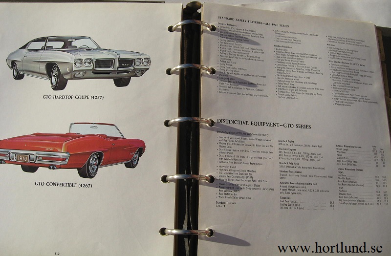 1970 Pontiac Sales Manual - 2