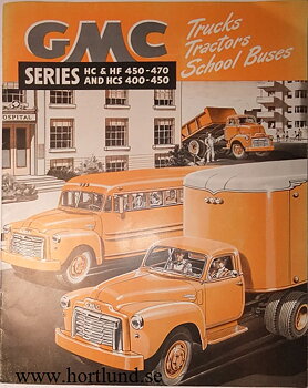 1950 GMC HC & HF 450-470 and HCS 400-450 Truck Broschyr