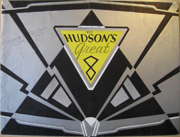 1930 Hudson Great Eight broschyr