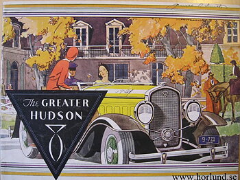 1930 Hudson Great Eight broschyr
