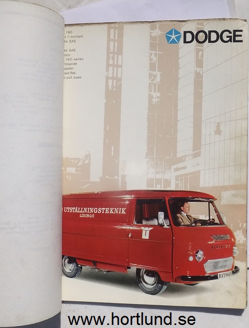 1967 Dodge K 160 Serviceuppgifter - 2
