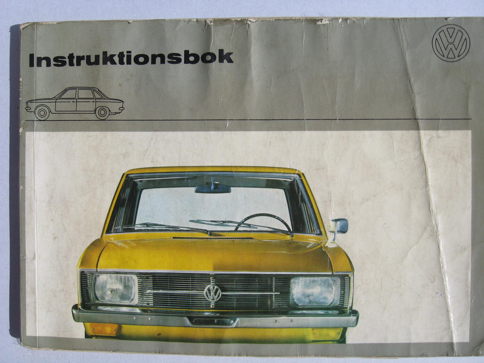 1971 Volkswagen K 70 Instruktionsbok