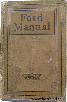 1914 Ford Model T Instruction Book