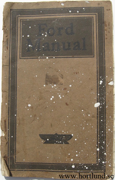 1918 Ford Model T Manual