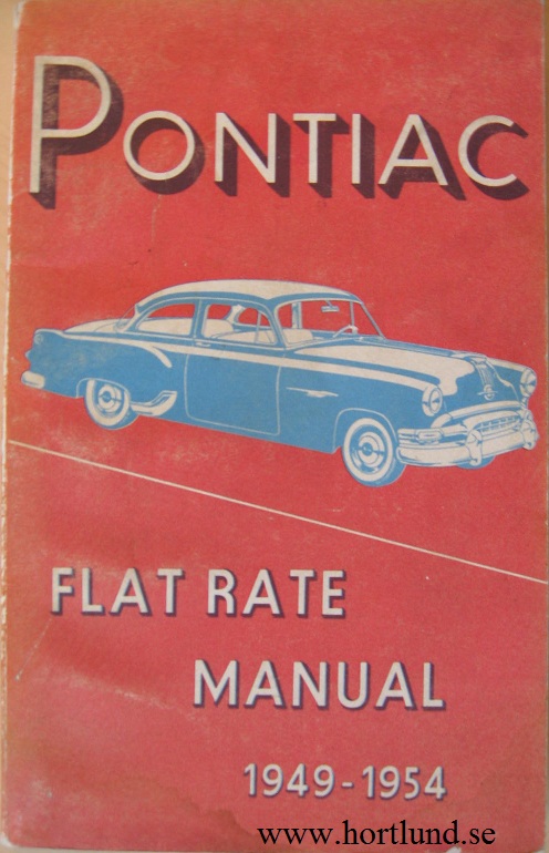 1949 - 1954 Pontiac Flat Rate Manual