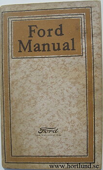 1920 Ford Model T Manual