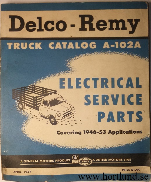 1946 - 1953 Delco-Remy Electrical Service Parts