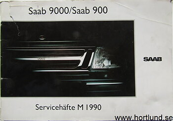 1990 SAAB 9000 / 900 Servicehäfte