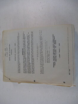 1985 - 1990 Chevrolet & GMC G Van Parts & Illustration Catalog