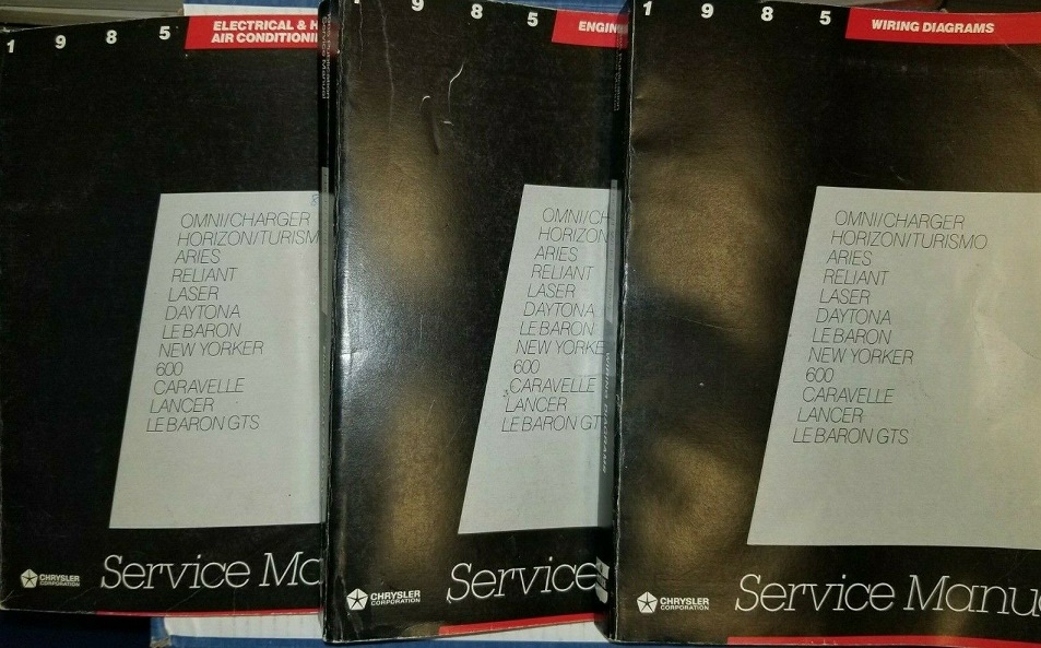 1985 Chrysler Dodge Plymouth Front Wheel Drive Service Manual