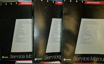 1985 Chrysler Dodge Plymouth Front Wheel Drive Service Manual