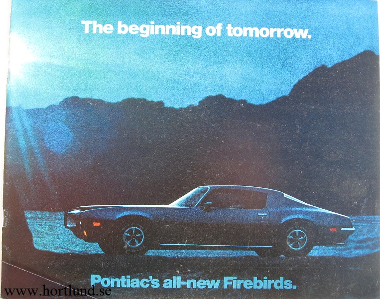 1970 Pontiac Firebird broschyr