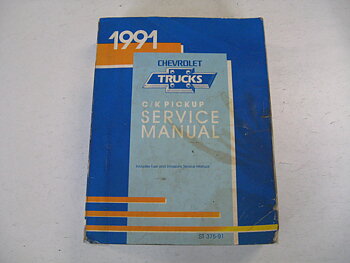 1991 Chevrolet C / K Pickups Service Manual