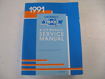 1991 Chevrolet R / V / P Models Service Manual