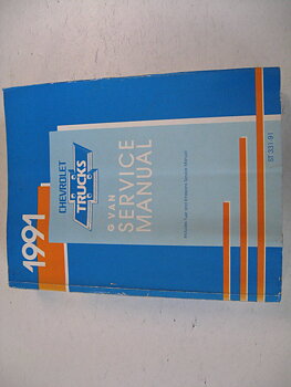 1991 Chevrolet G-Van Service Manual