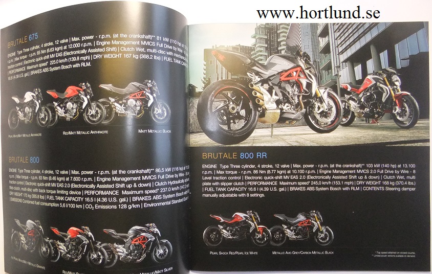 2016 MV-Agusta broschyr - 2