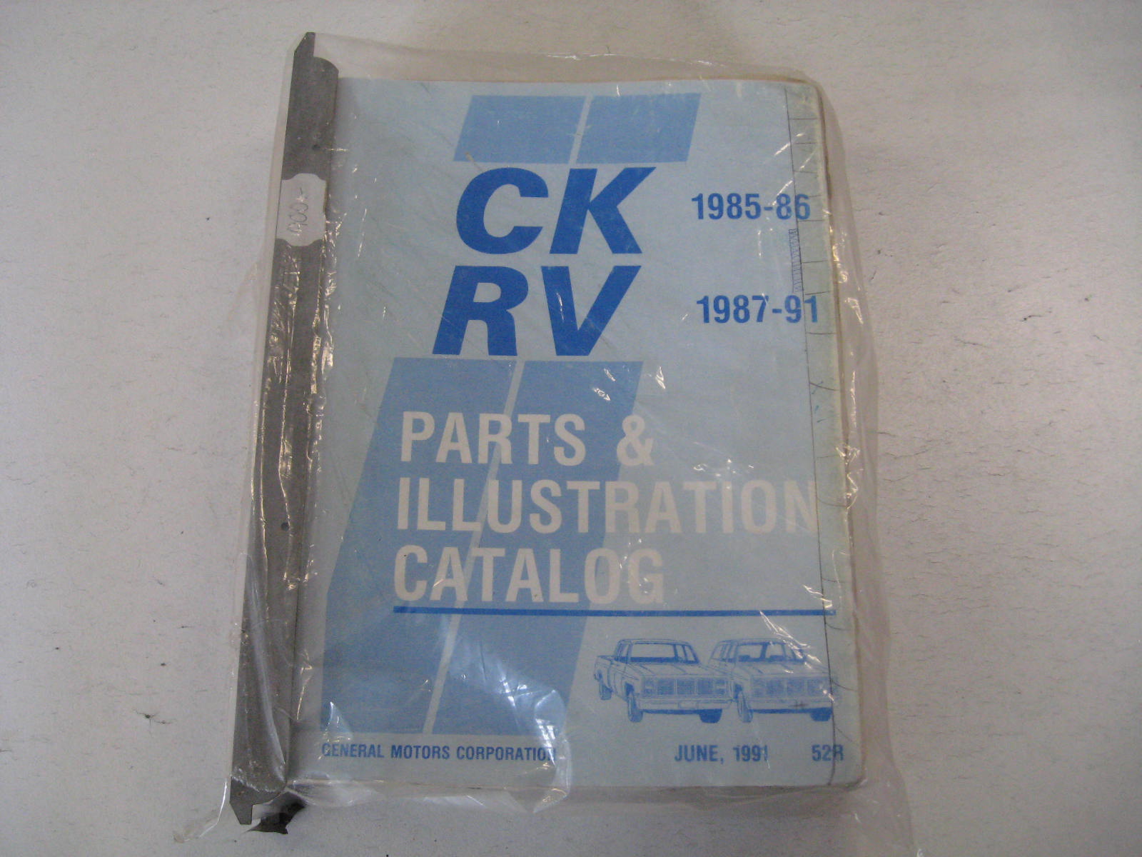 1985 - 1991 Chevrolet & GMC CK RV Parts & Illustration Catalog