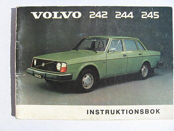 1975 Volvo 242 244 245 Instruktionsbok