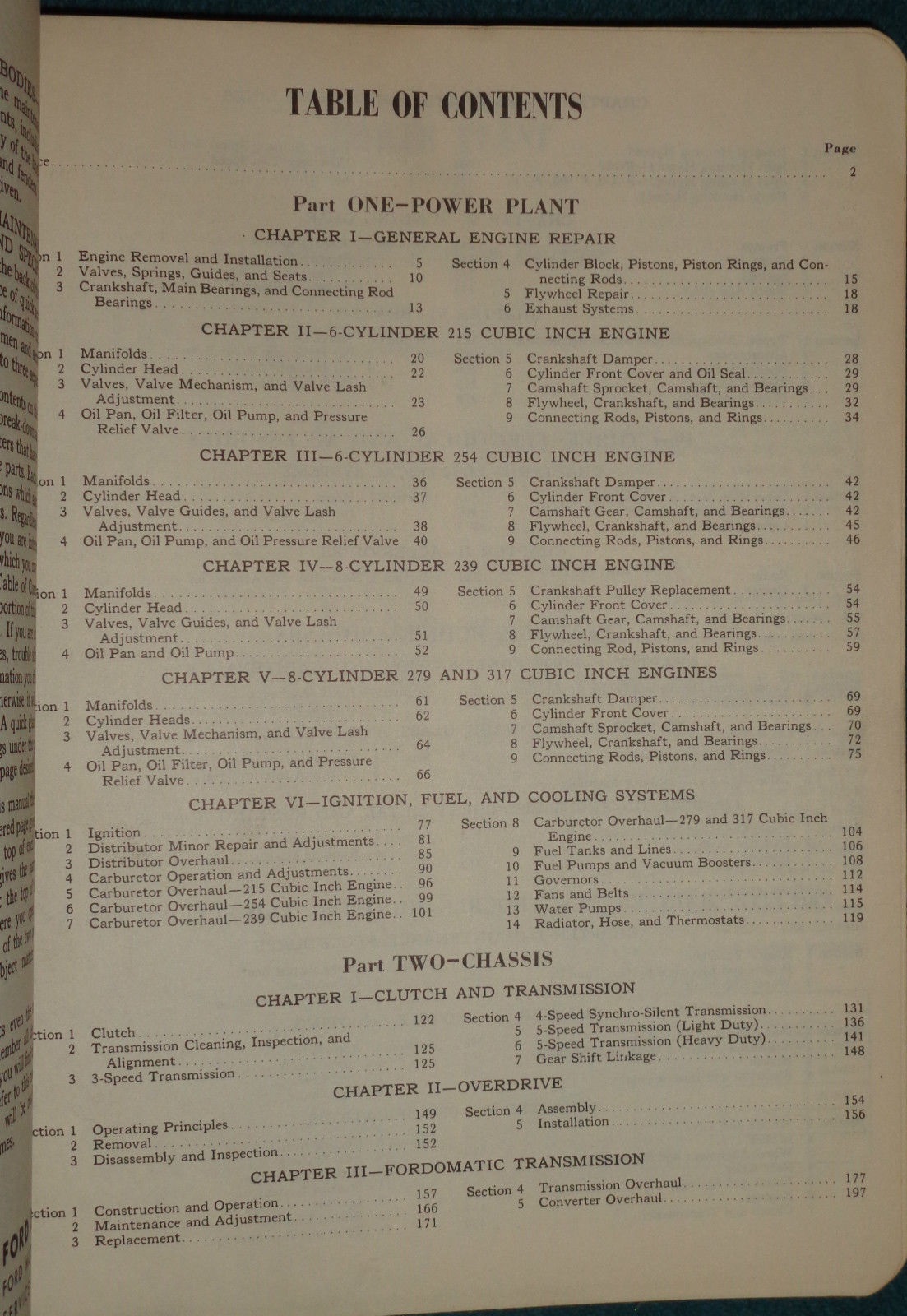 1953 Ford Truck Shop Manual - 2