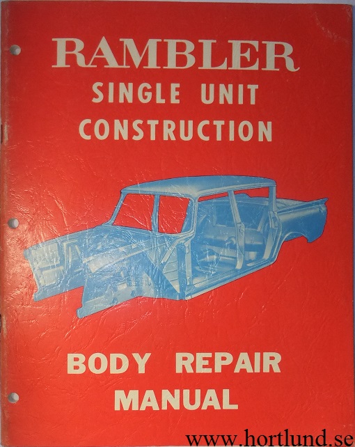 1961 Rambler Single Unit Construction Body Repair Manual