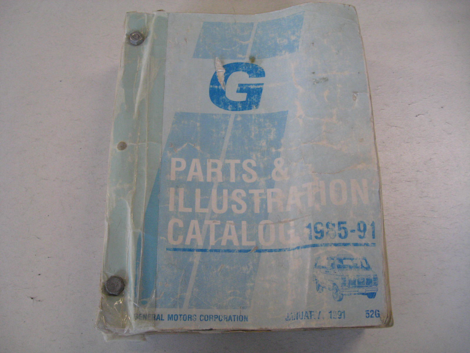 1985 - 1991 Chevrolet & GMC G Van Parts & Illustration Catalog