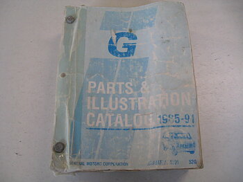 1985 - 1991 Chevrolet & GMC G Van Parts & Illustration Catalog
