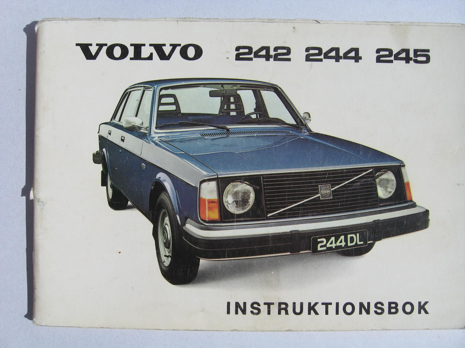 1976 Volvo 242 244 245 Instruktionsbok