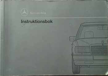 1991 Mercedes-Benz 200-300 Instruktionsbok