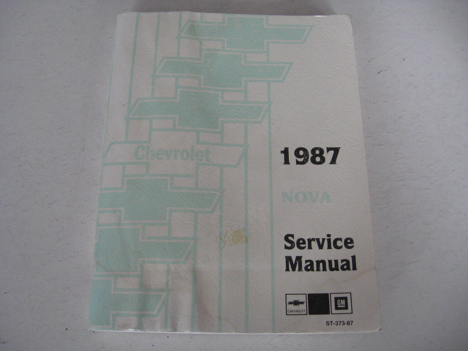1987 Chevrolet Nova Service Manual