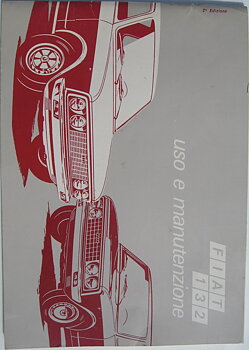 1973 Fiat 132 Instruktionsbok