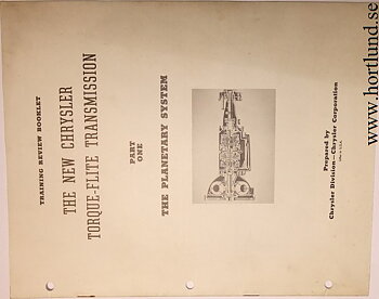 1956 Chrysler och Imperial The New Torque-Flite Transmission